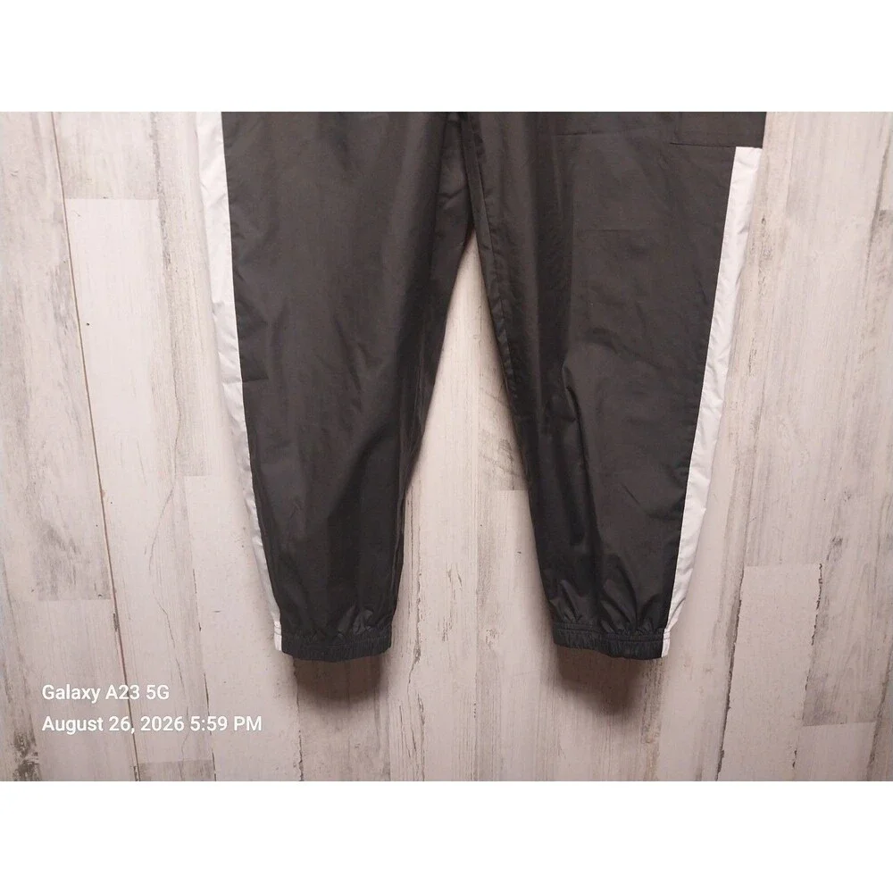 Nike Sportswear Women's Woven Trousers CJ7346-010 Black/White Size Large